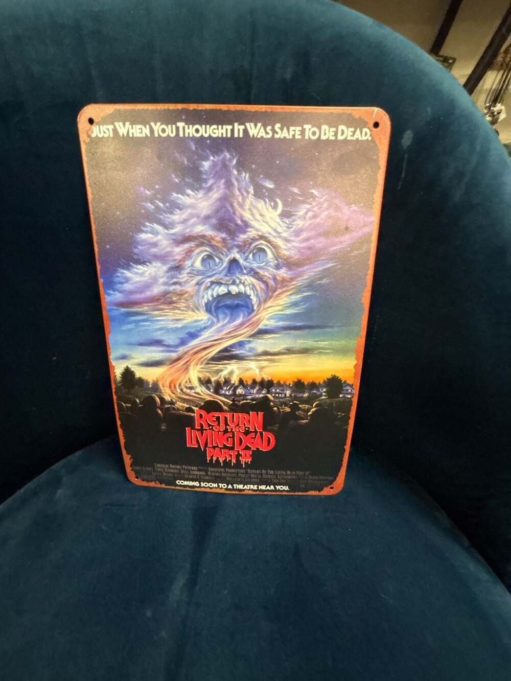 Return of the Living Dead Part II Metal Wall Sign